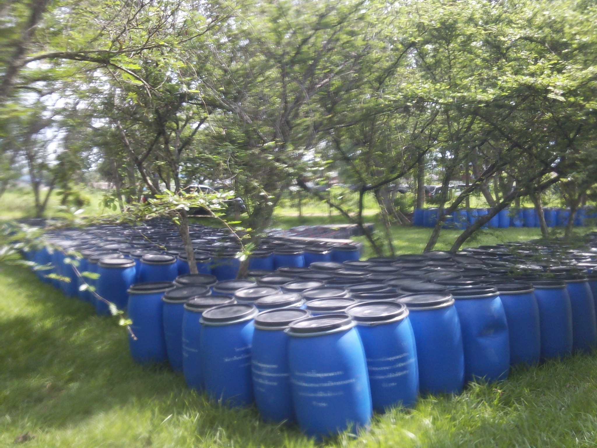 ถังขยะพลาสติกทรงกลม 120 ลิตร