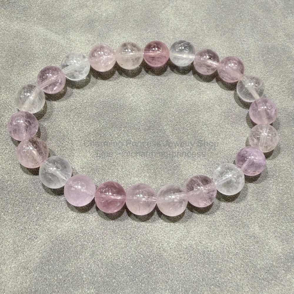 Morganite มอร์แกไนท์ เกรด AAA+ 8 มม รักที่ไม่มีเงื่อนไข