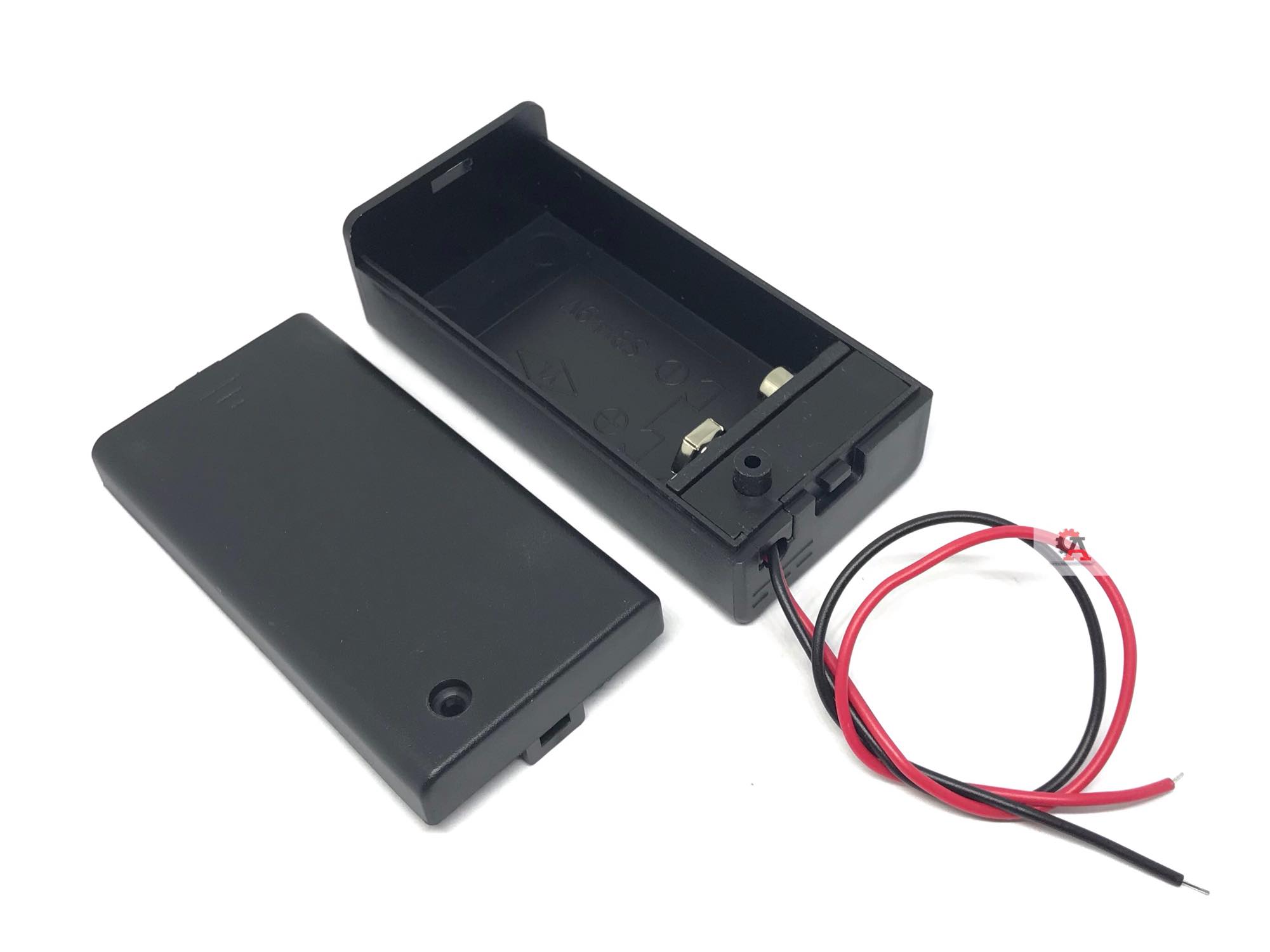 รางถ่าน 9v พร้อมฝาปิด Battery holder 9V