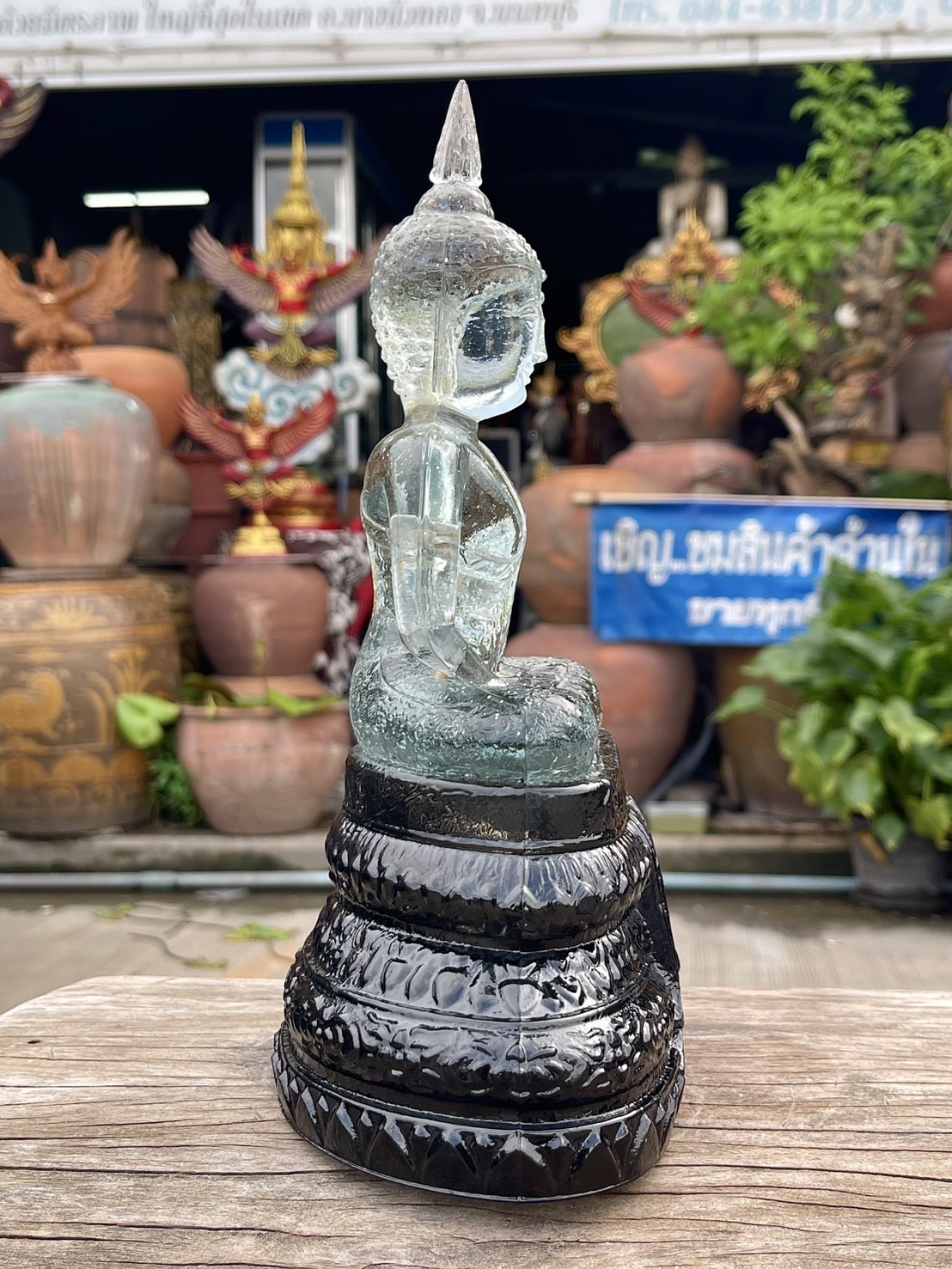 พระแก้ว 25พุทธศตวรรษ ปี2500 สีใสพาดนิล