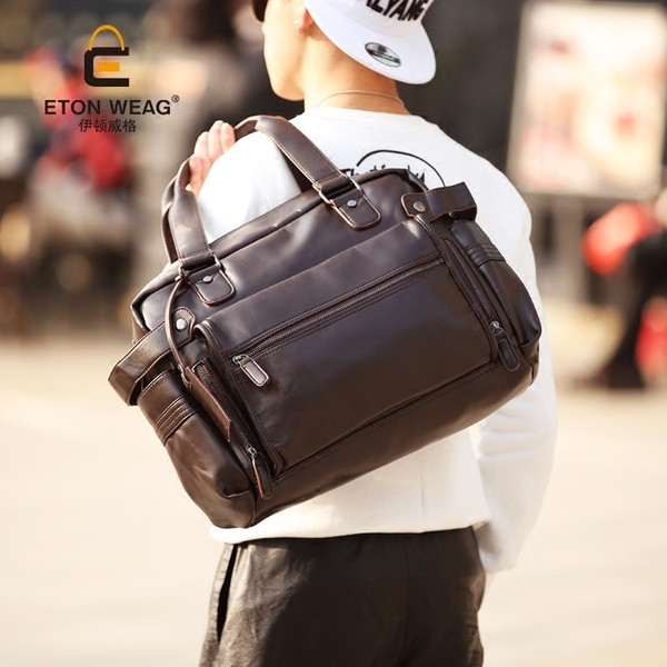 พร้อมส่งกระเป๋าใบใหญ่ ถือและสะพายผู้ชายนักธุรกิจ ใส่คอมพิวเตอร์ 14 นิ้ว แฟขั่นเกาหลี