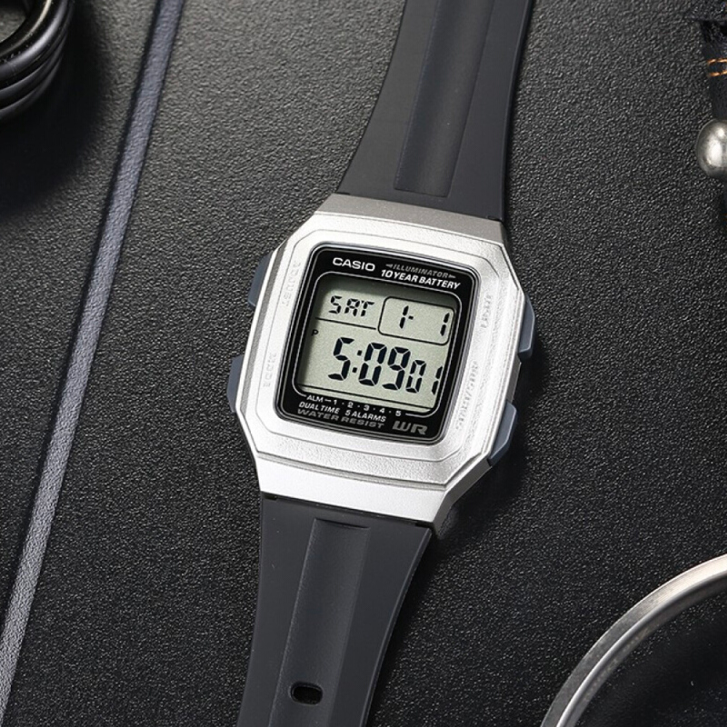 นาฬิกาข้อมือ Casio Digital Unisex ดิจิตอล สายเรซิน รุ่น F-201WAM-5 F-201WAM-7 F-201WAM-9