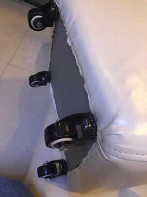 OT75 ลูกล้อเอนกประสงค์ รุ่นฐานหมุนได้ ไม่มีเบรค ขนาด 1.5 นิ้ว สำหรับ DIY รถเข็น เก้าอี้ ฯลฯ