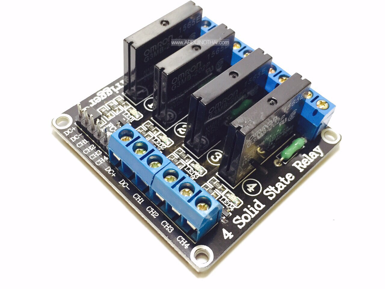 4 Chanel Solid State Relay ควบคุมไฟ AC 220-240V