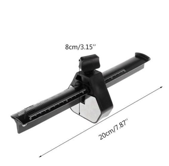 R15 ไม้ตีสเกลวัดระยะเจาะเดือยไม้ ยึดขอบไม้ 150 mm