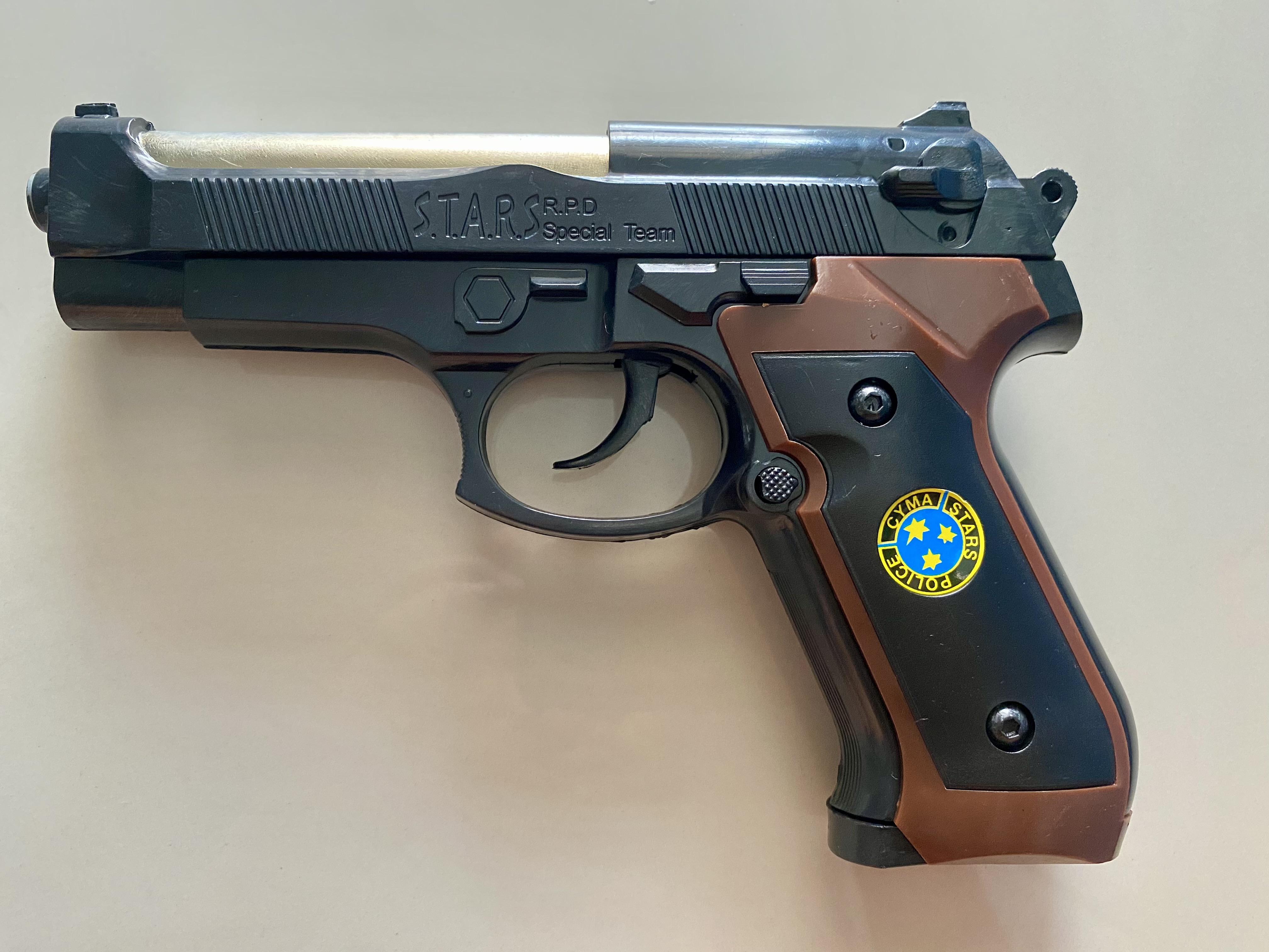 ของเล่นเด็ก ปืนอัดลมพลาสติก 18.5cm