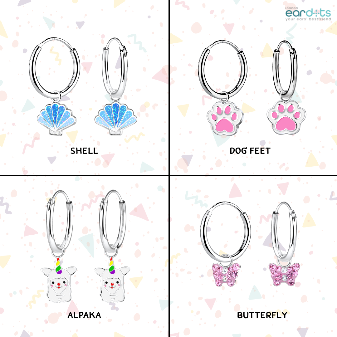 “เช็คสินค้าทัก line ก่อนโอนนะคะ”ต่างหูห่วงเงินแท้ 92.5% สำหรับเด็ก ผิวแพ่ง่ายใส่ได้_ES0046