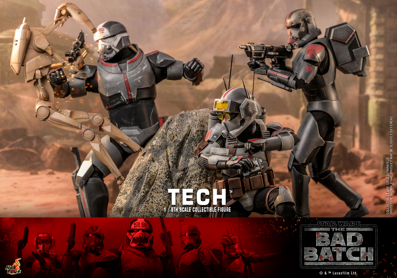 Hot Toys TMS098 1/6 Star Wars: The Bad Batch™ - Tech™
