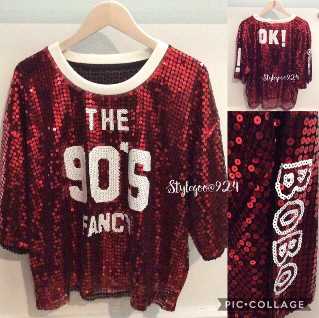 เสื้อปักเลื่อมวิ้งๆบลิ้งๆ THE 90'S FANCY