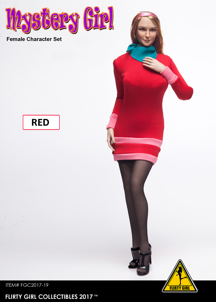 FLIRTY GIRL COLLECTIBLES 1/6 FGC2017-16 ,18 ,19 "MYSTERY GIRL" Female Character Set