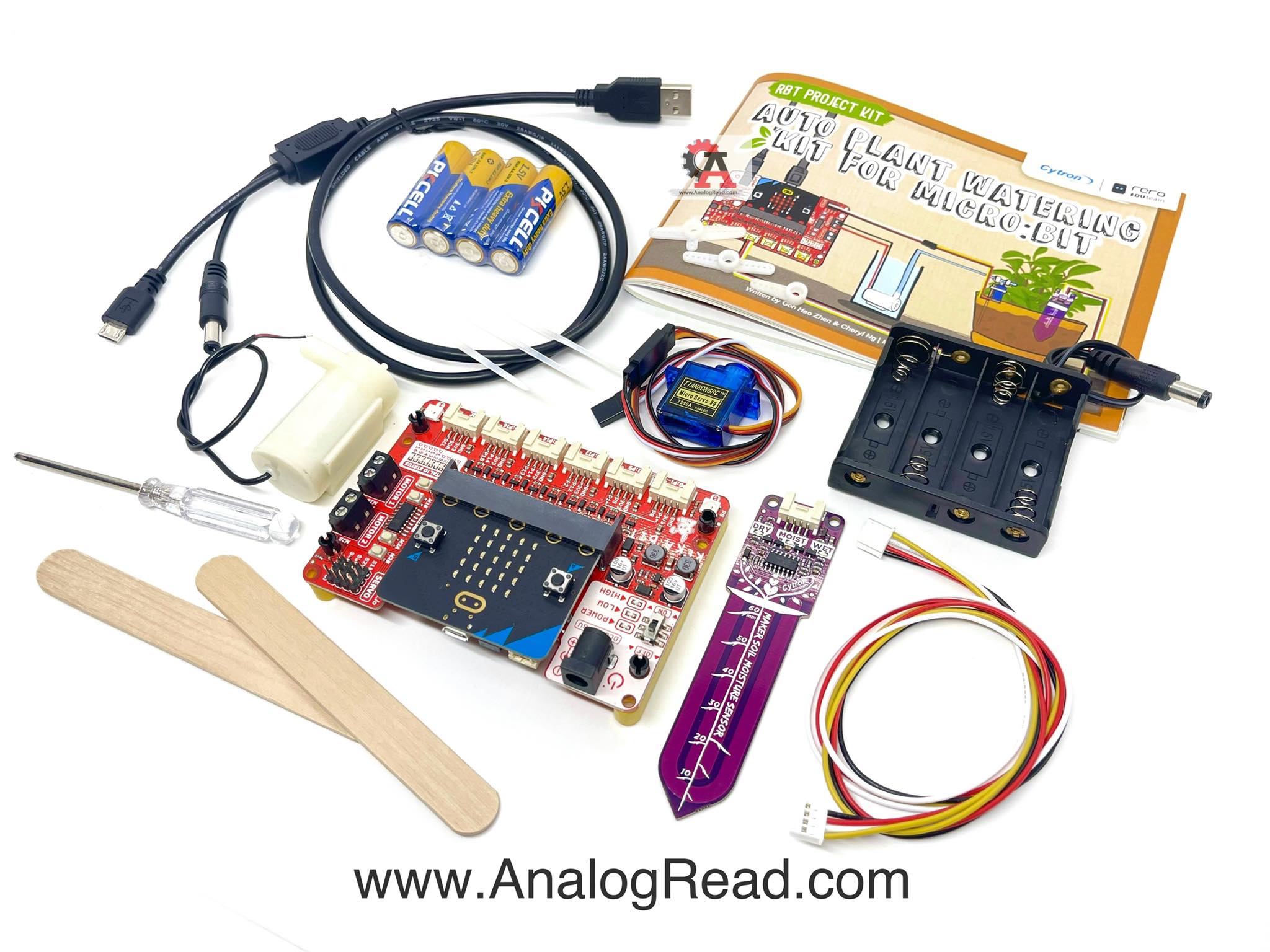 ชุดรดน้ำต้นไม้อัตโนมัติ Auto Plant Watering Kit for Micro:bit
