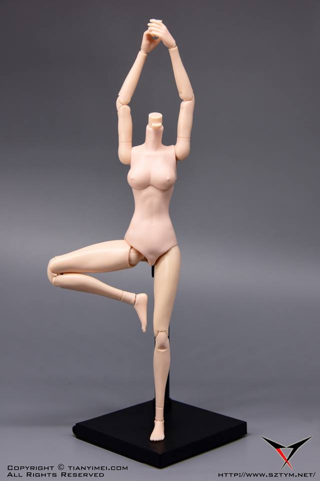 Technic Toys Body-P “Mermaid Posture” single pack (pale)