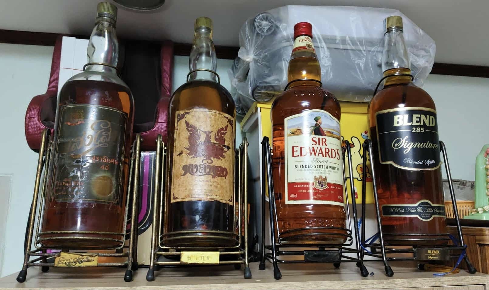เหล้าเก่า ขวดใหญ่ ขนาด4500ml เหล้าขวดยักษ์ ขนาด4ลิตร