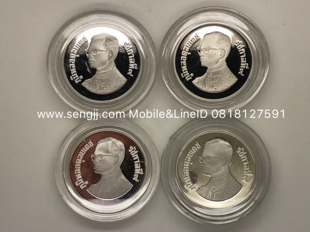 เหรียญกษาปณ์เงินขัดเงาที่ระลึก งานแสดงกล้วยไม้อาเซียน ปี พ.ศ.2528