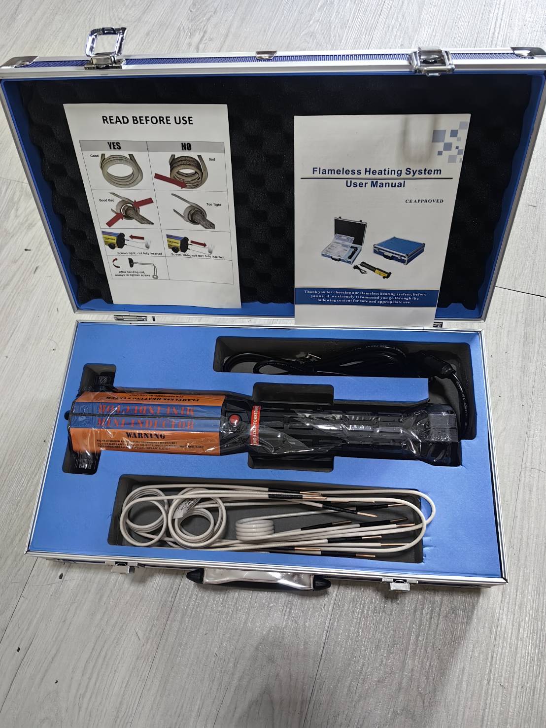 ES31 เครื่องฮีทเตอเหนีย่วนำไฟฟ้า สำหรับ ถอดน็อตท่อไอเสีย น็อตที่ขึ้นสนิม ชุบแข็งมีด เหล้กเพลา ลอกสีโลหะ