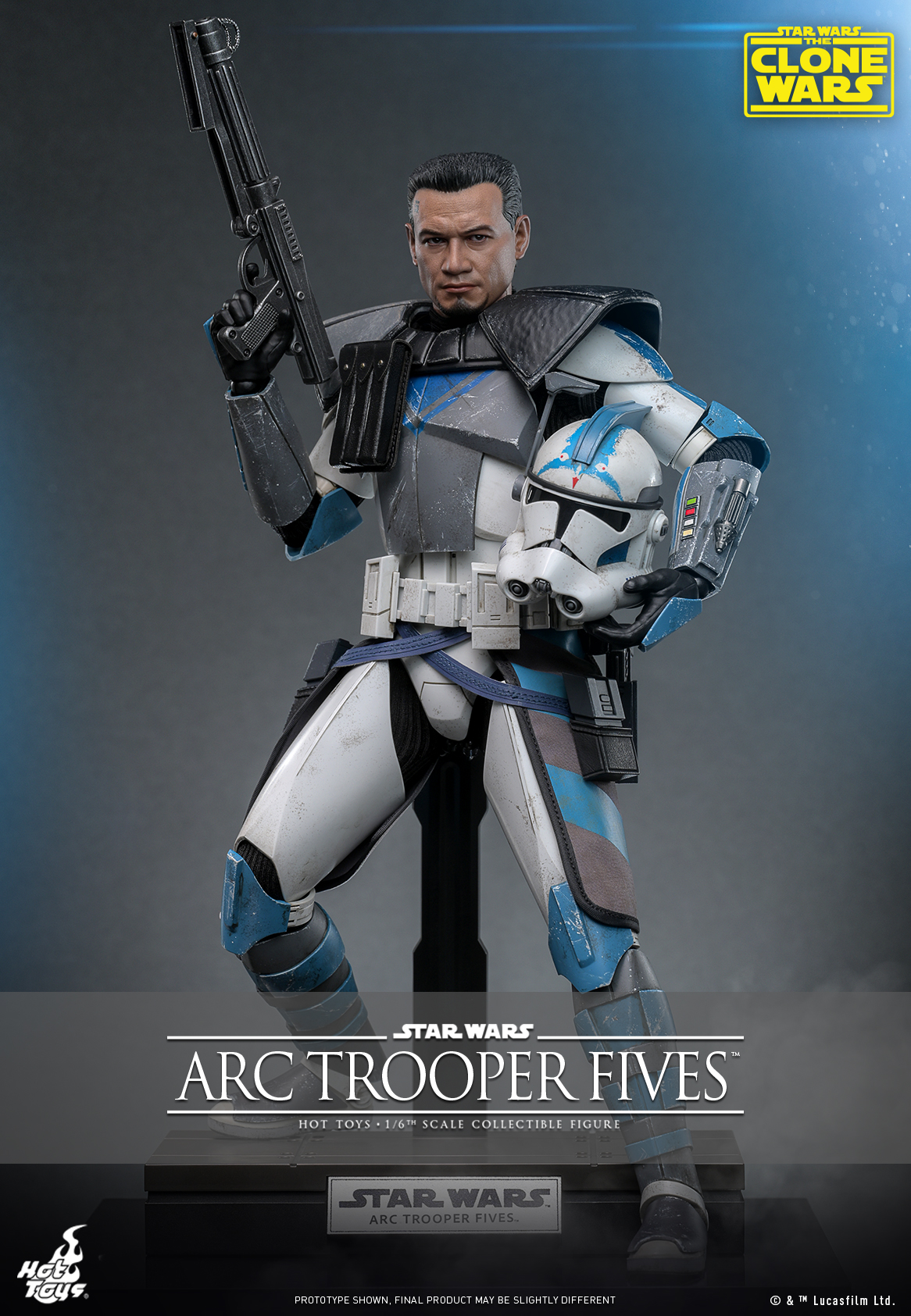 Hot Toys TMS132 Star Wars: The Clone Wars - Arc Trooper Fives