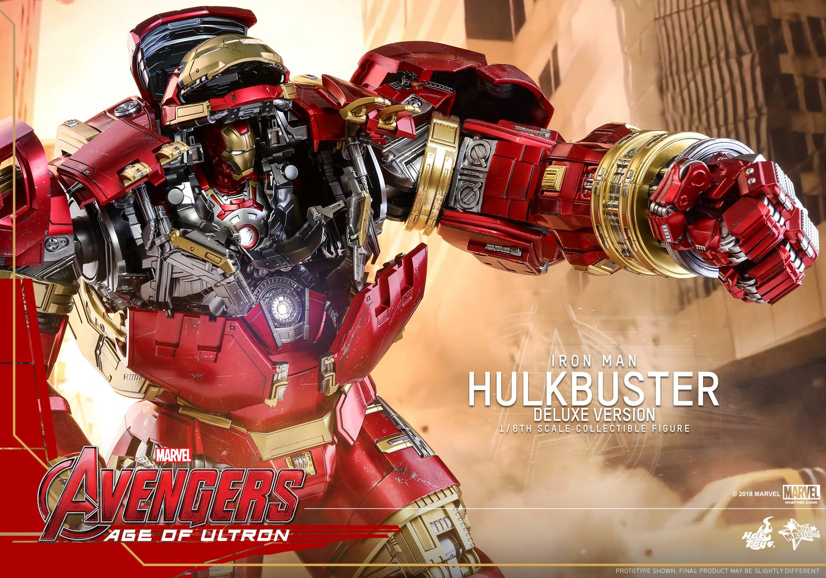 Hot Toys MMS510 AVENGERS AGE OF ULTRON - HULKBUSTER (DELUXE VERSION)
