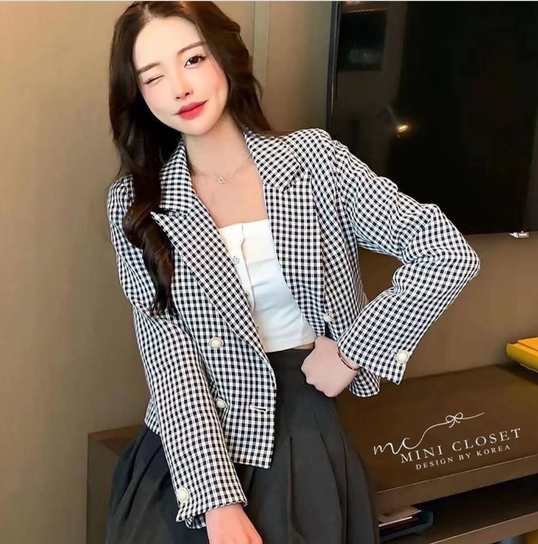 Blazer เบลเซอร์ลายสก๊อต