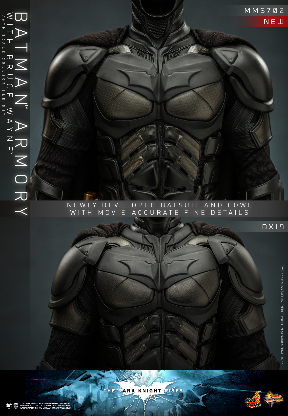Hot Toys MMS702 1/6 The Dark Knight Rises - Batman Armory with Bruce Wayne