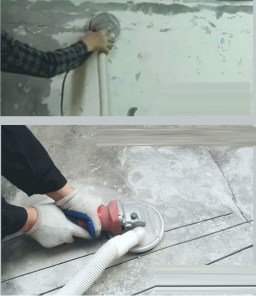 G25 ชุดบังใบดักฝุ่นต่อกับเครื่องดุดฝุ่น สำหรับหินเจียร 4 นิ้ว ใบ 110/115 มิล