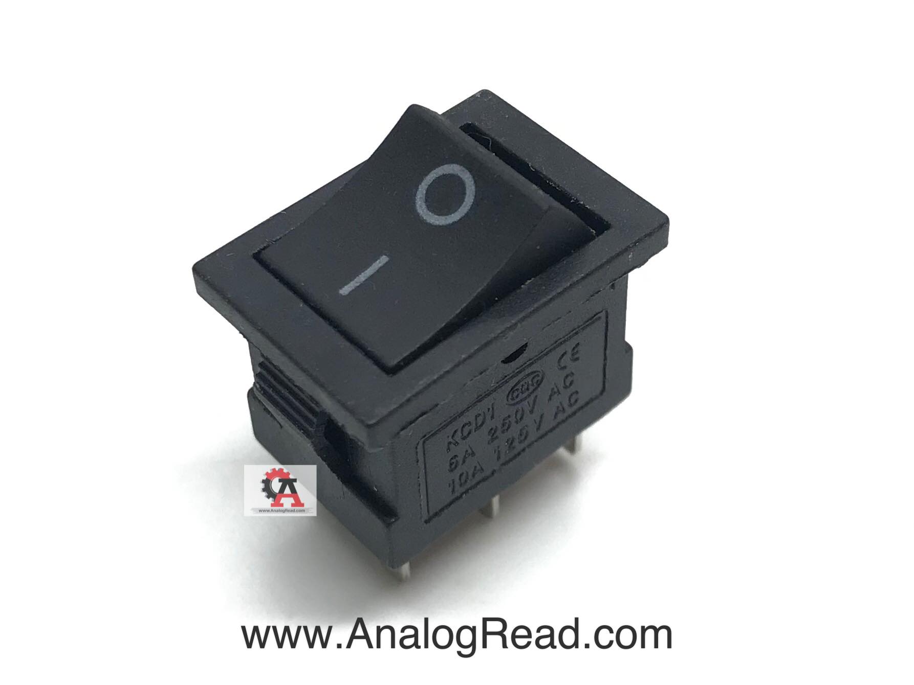 Switch ON - Off 15*21mm 6ขา KCD1