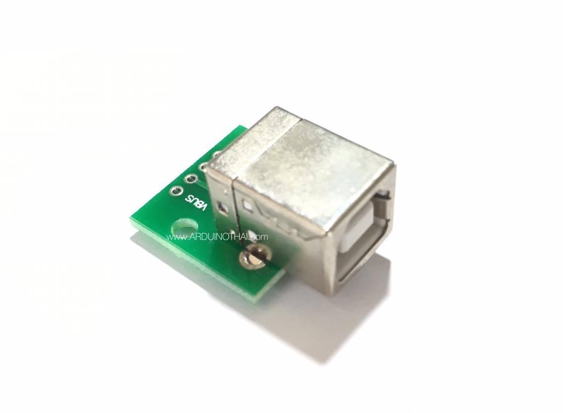 Female USB type-B to DIP adapter board