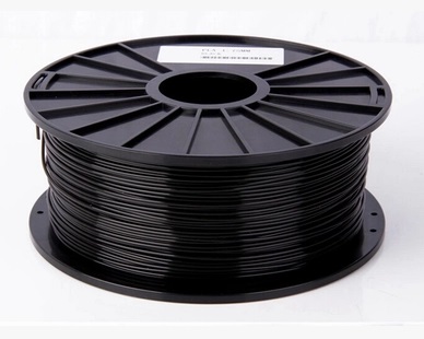 เส้นวัสดุ PLA ม้วนละ 1 กิโลกรัม (สีดำ)