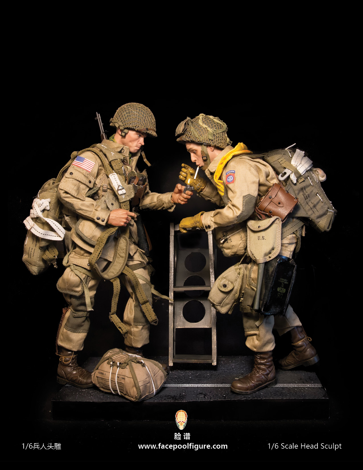 Facepoolfigure FP-A-002 Male Head Sculpt with Expression