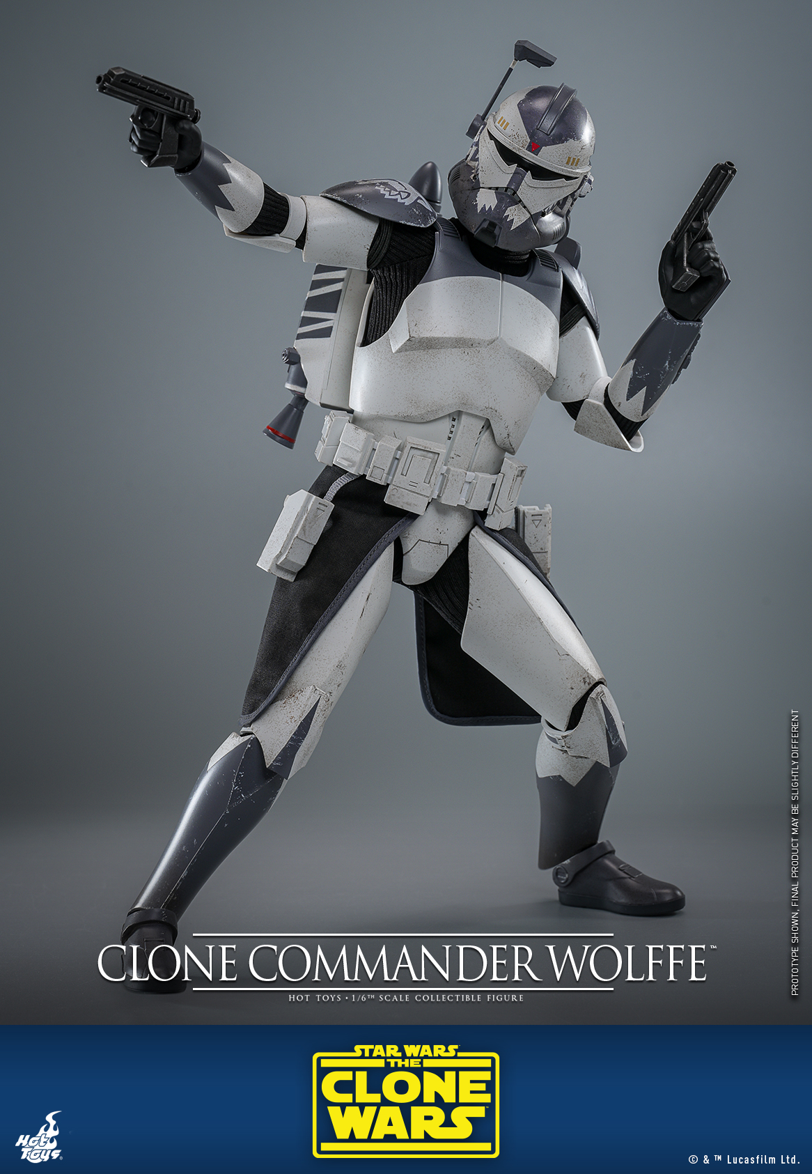 Hot Toys TMS141 Star Wars: The Clone Wars - Clone Commander Wolffe