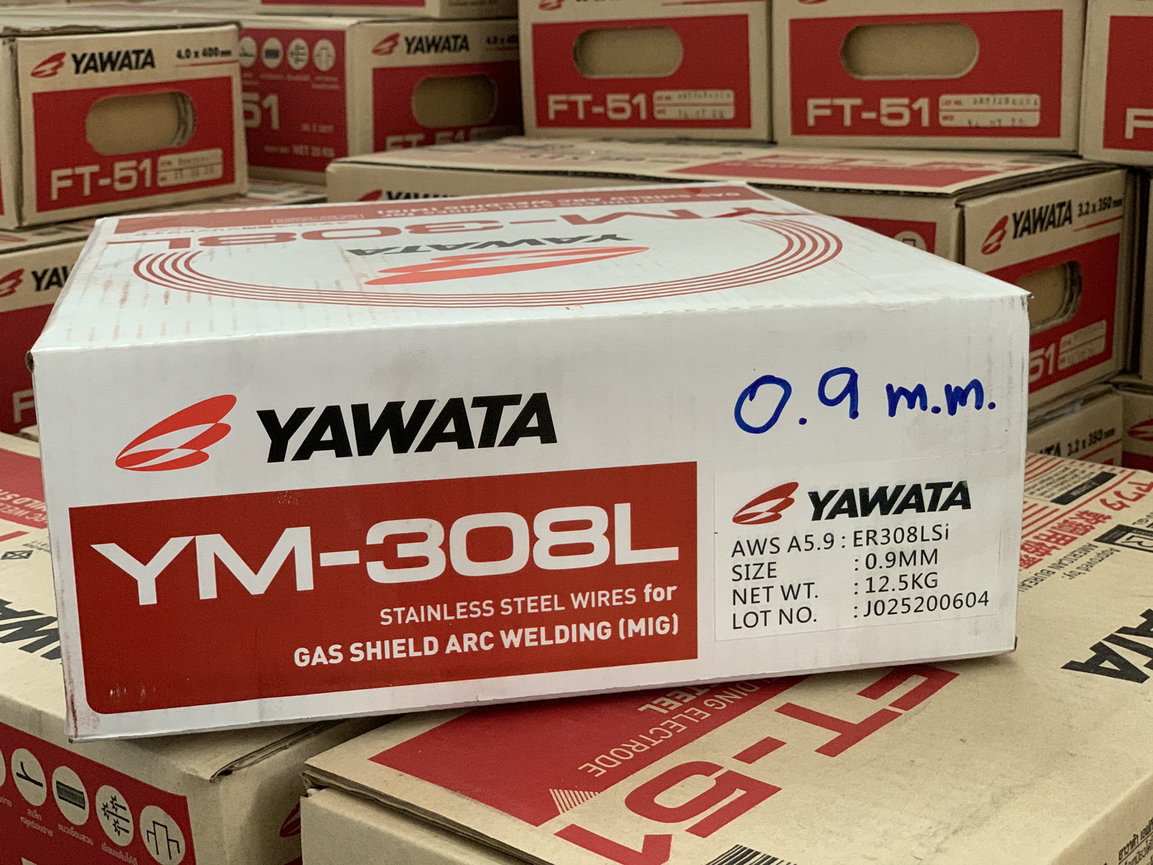 ลวดเชื่อม CO2 YWT 308L 0.9มม 12.5KG