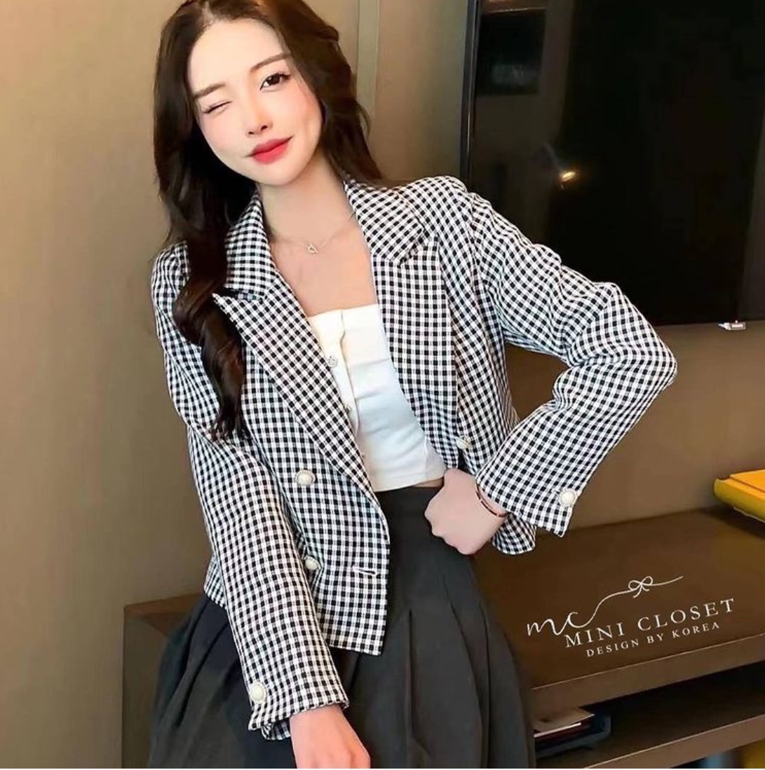 Blazer เบลเซอร์ลายสก๊อต