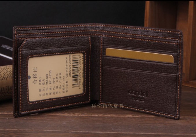 พร้อมส่งกระเป๋าสตางค์ผู้ชาย นักธุรกิจ แฟชั่นเกาหลี ยี่ห้อ dandeli