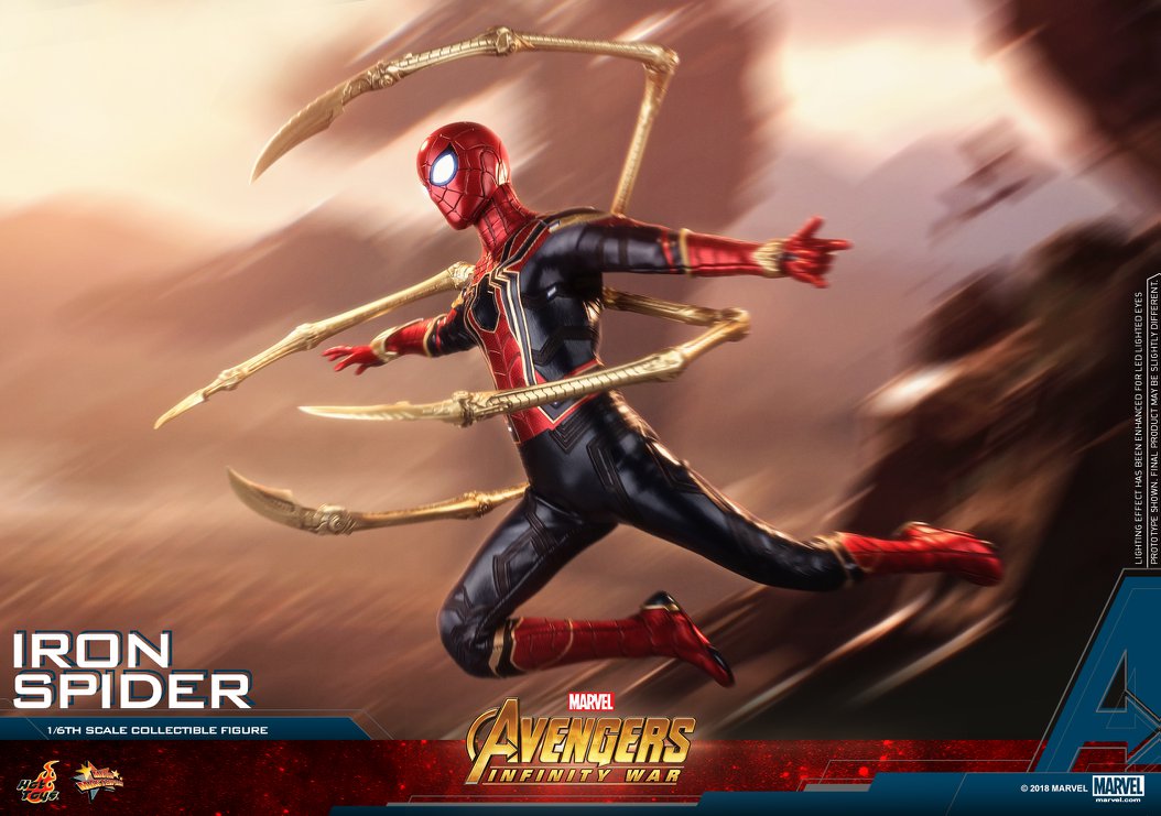 Hot Toys MMS482 AVENGERS: INFINITY WAR - IRON SPIDER