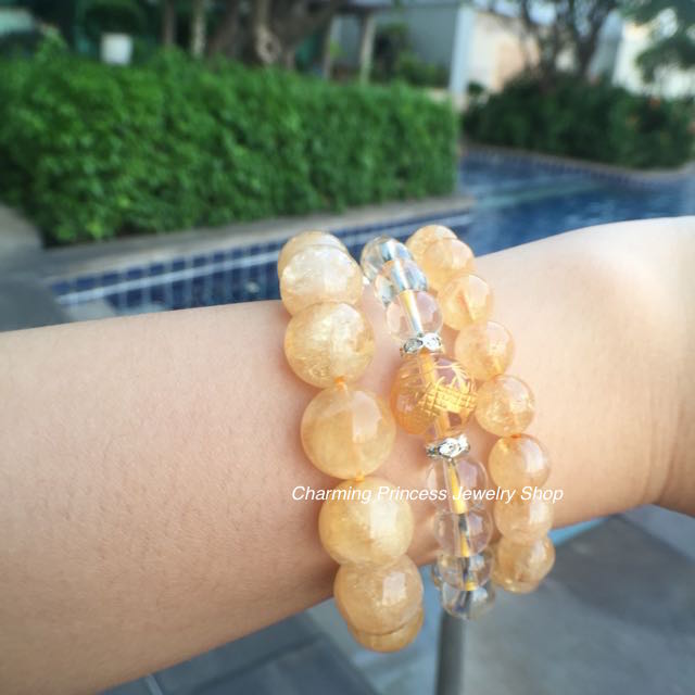 Crystal or Clear Quartz คริสตัลควอตซ์ 8 mm ตัวแทนของความมั่นคงในทุกๆด้านของชีวิต ประดับมังกรบนคริสตัลควอทซ์และ CZ