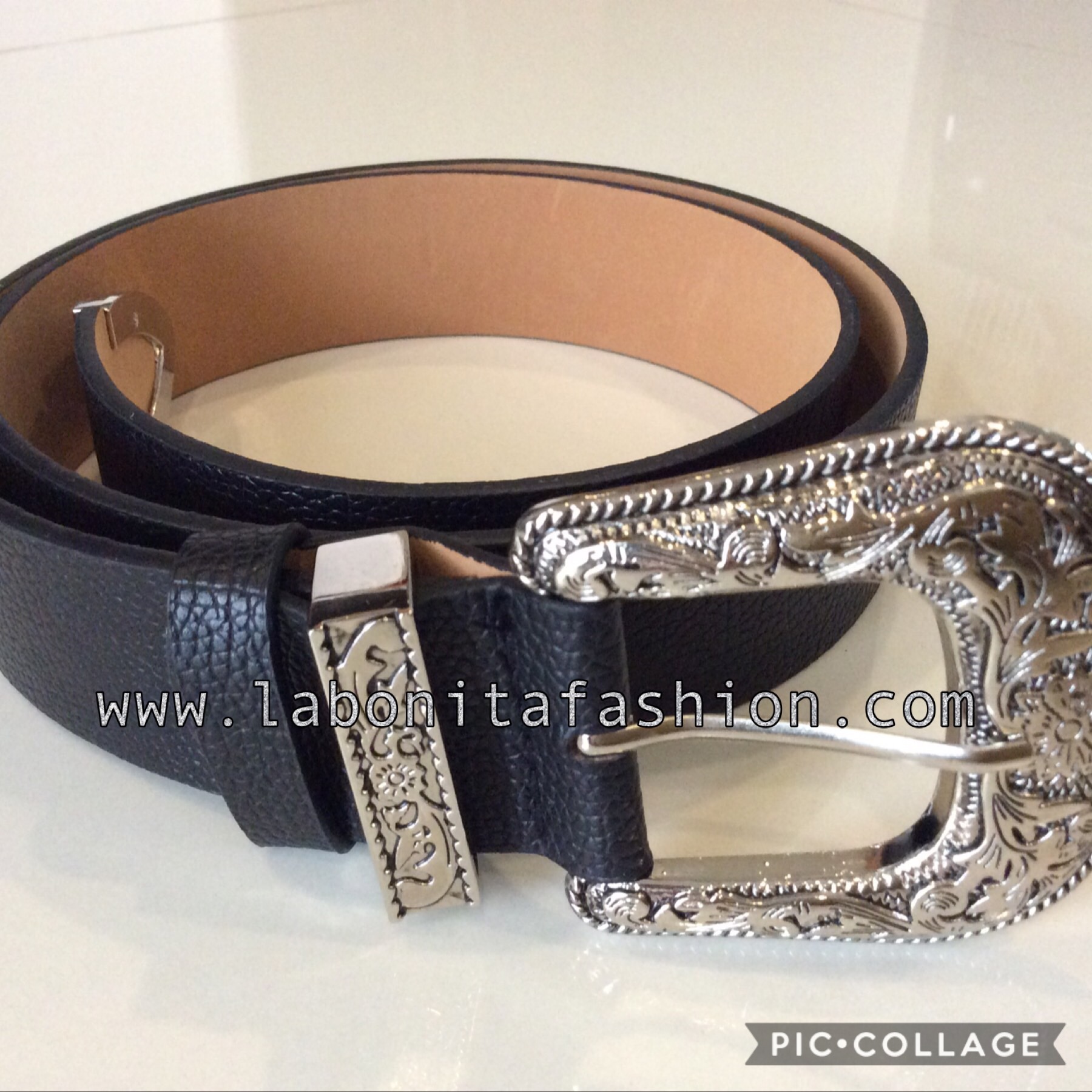 เข็มขัดวินเทจ เข็มขัดหัวโกธิค ไซส์ใหญ่