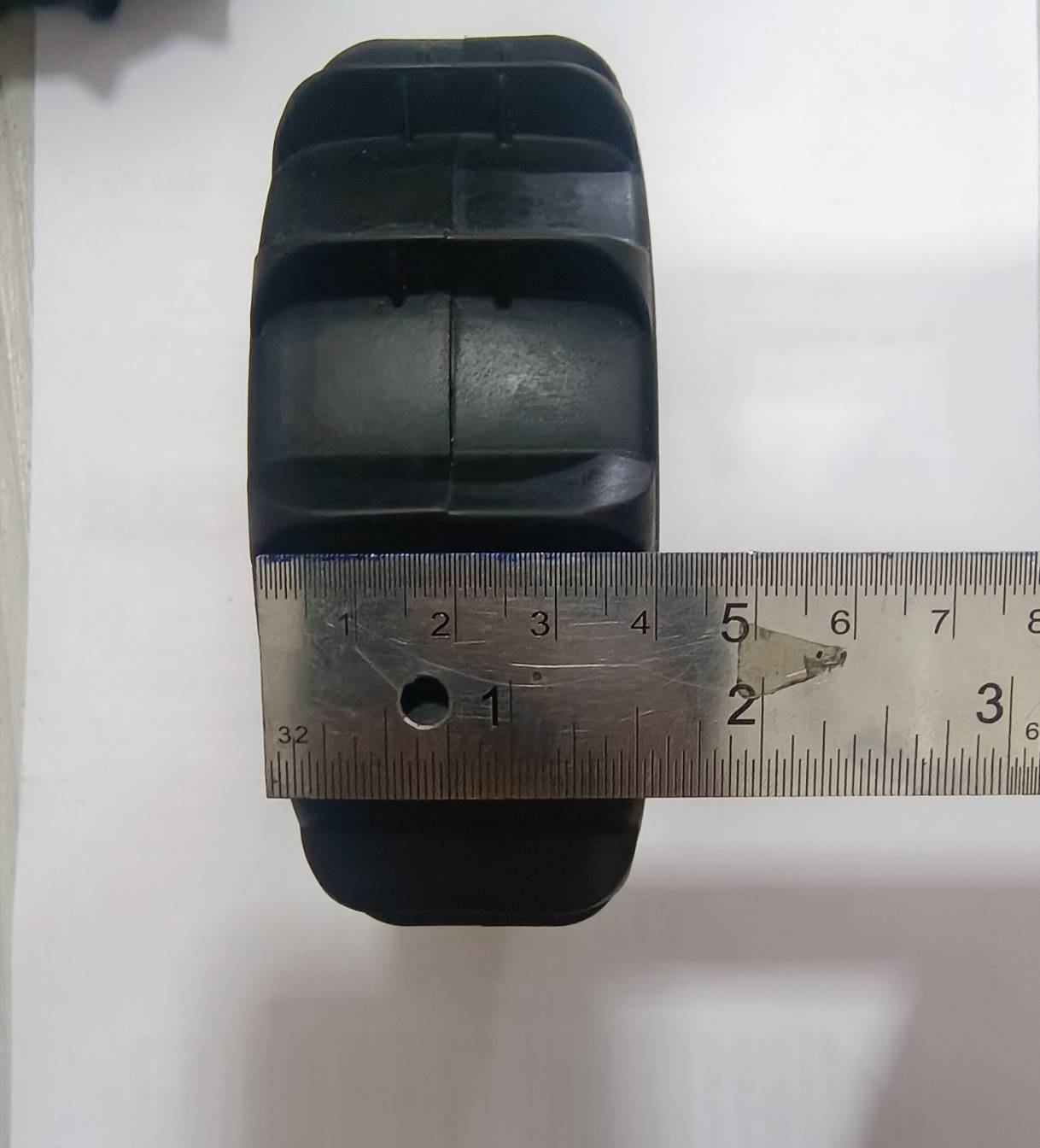 MO47 ล้อ 4.5 นิ้ว สำหรับติดมอเตอร์รูเพลา 5 มิล***เฉพาะล้อไม่รวมมอเตอร์