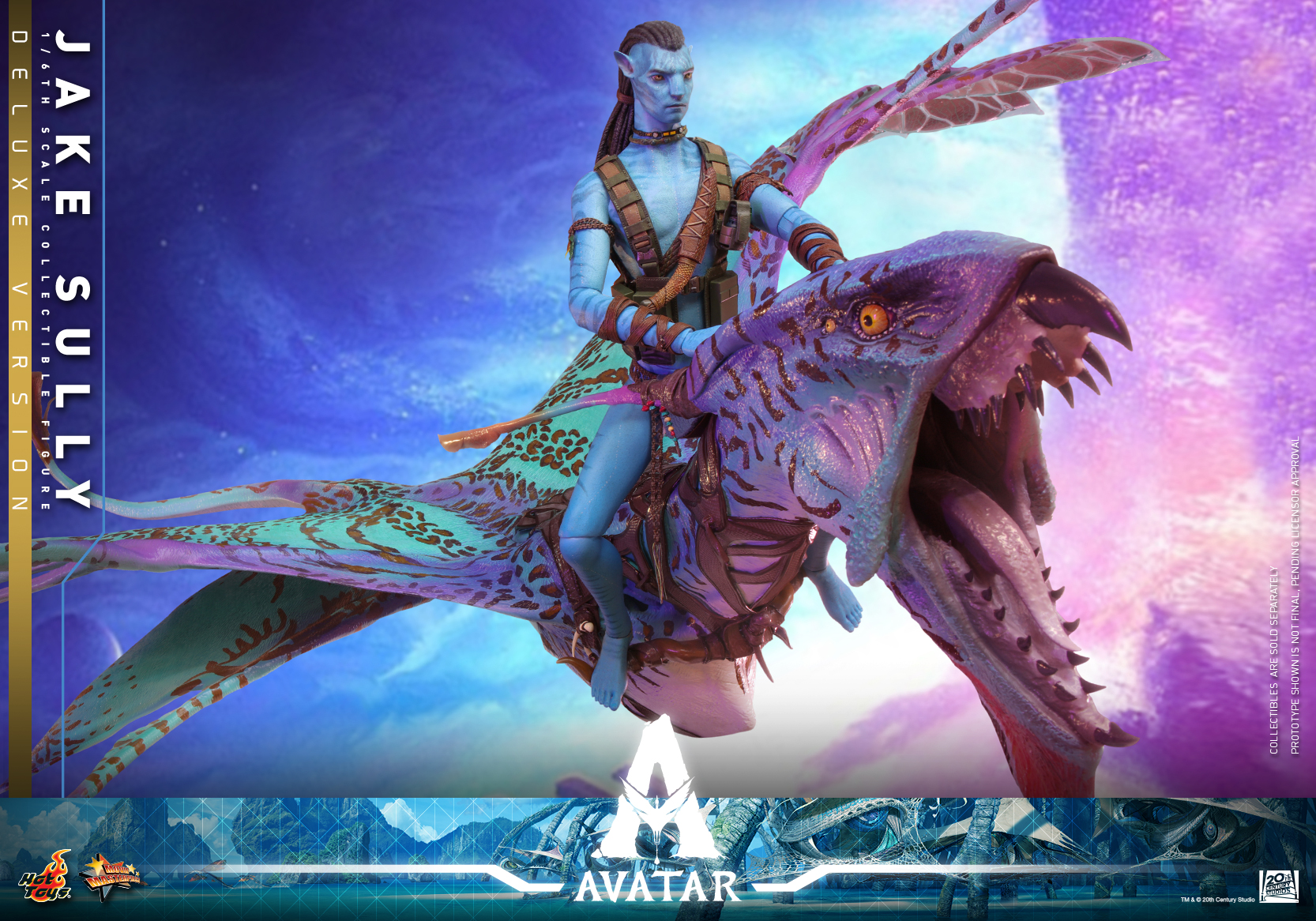 Hot Toys MMS684 1/6 Avatar : The Way of Water - Jake Sully (Deluxe Version)