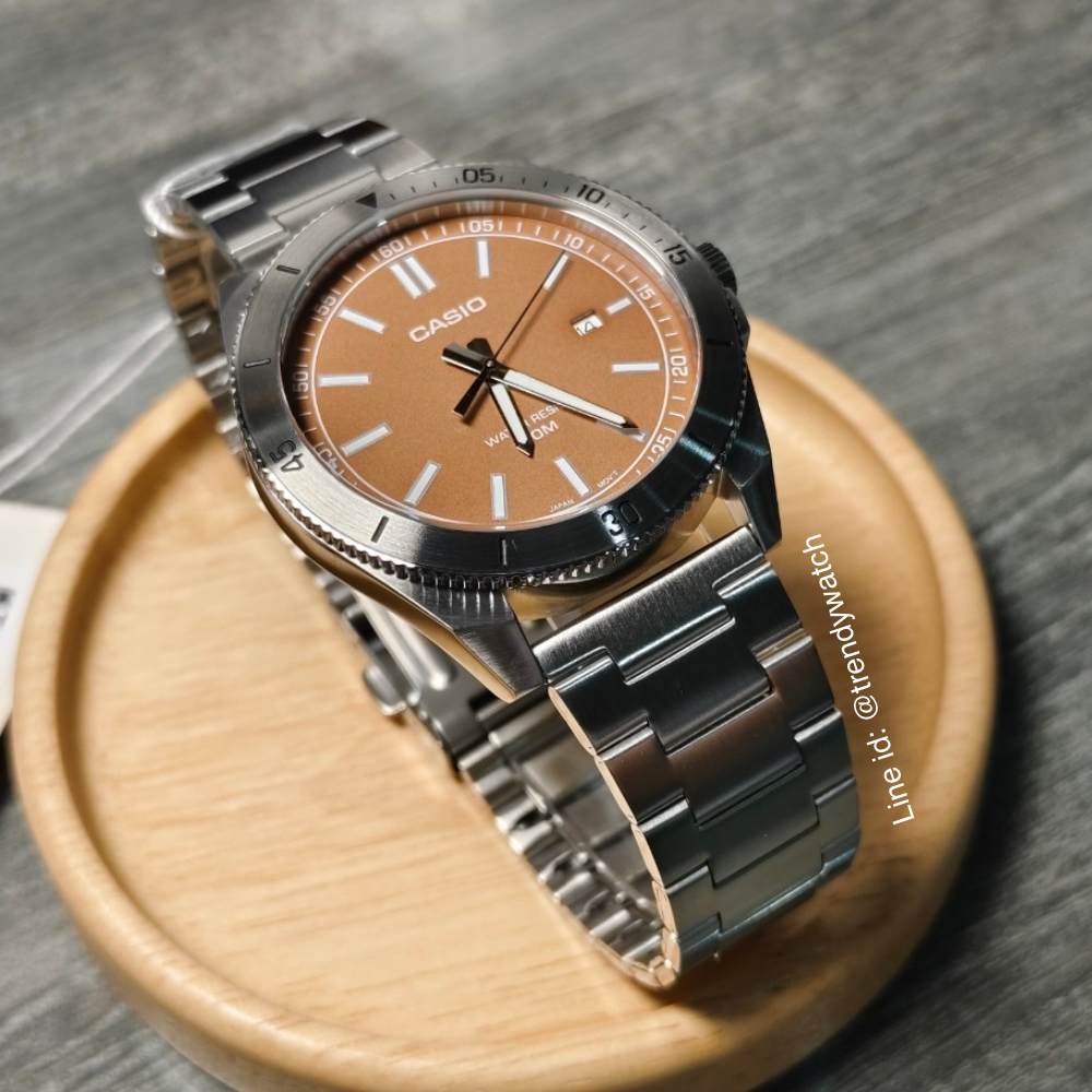 นาฬิกาข้อมือ Casio Standard Men MTP-E155 Series MTP-E155C-1E MTP-E155C-3E MTP-E155D-1E MTP-E155D-2E MTP-E155D-3E MTP-E155D-5E
