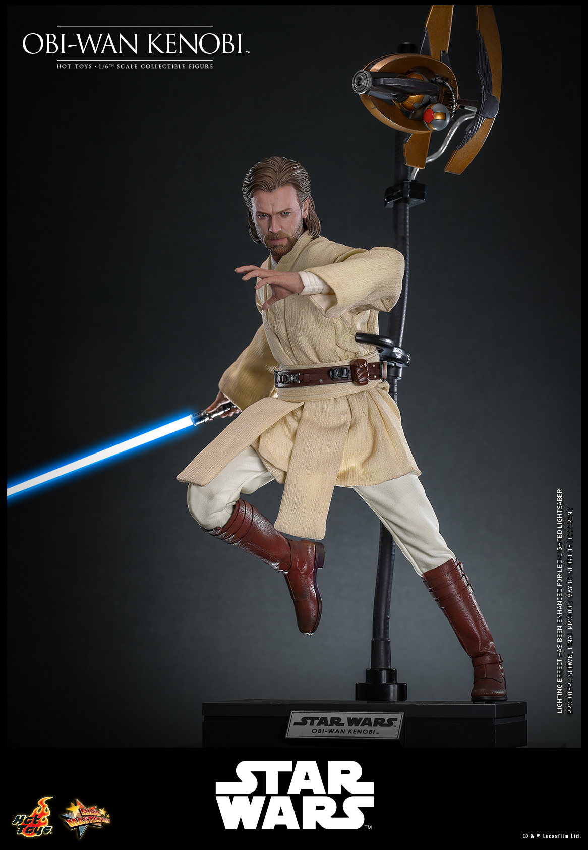 Hot Toys MMS808 Star Wars: Attack Of The Clones - Obi-Wan Kenobi