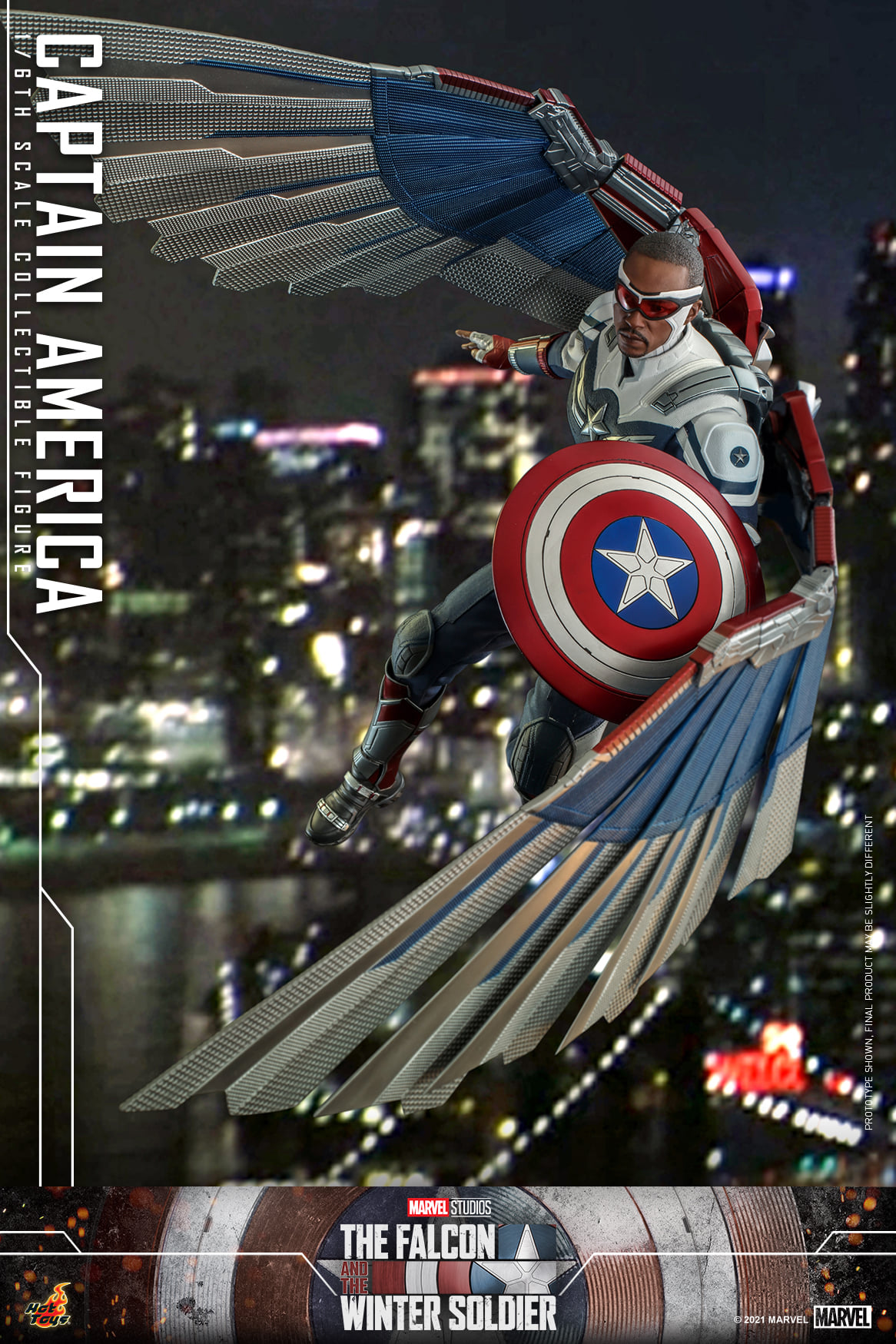 Hot Toys TMS040 1/6 The Falcon and the Winter Soldier - Captain America