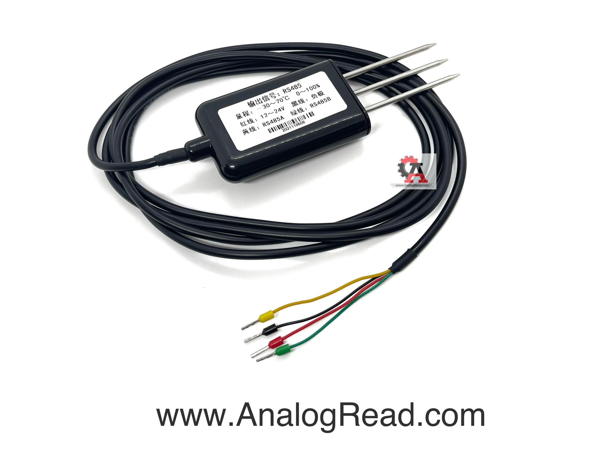 RS485 Soil Temperature and Moisture Sensor