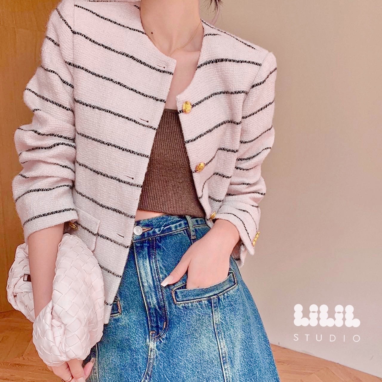 เสื้อทวีตสีชมพูสวยๆ