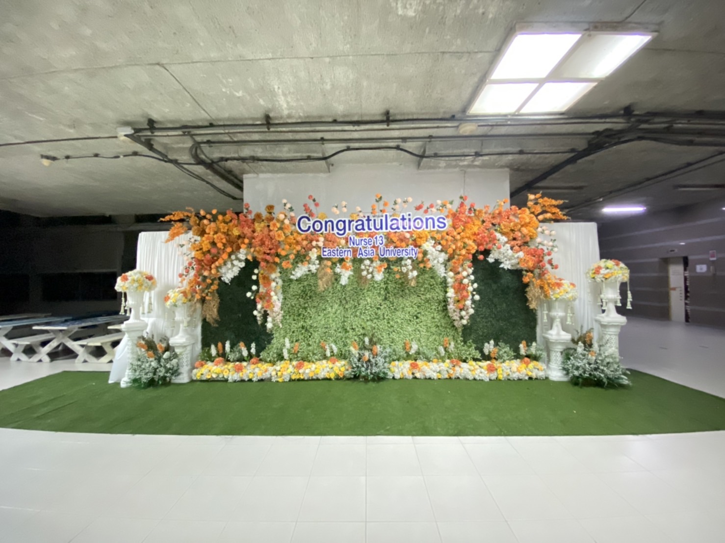 ซุ้มถ่ายภาพงานรับหมวกพยาบาล 3 m x 2.2 m