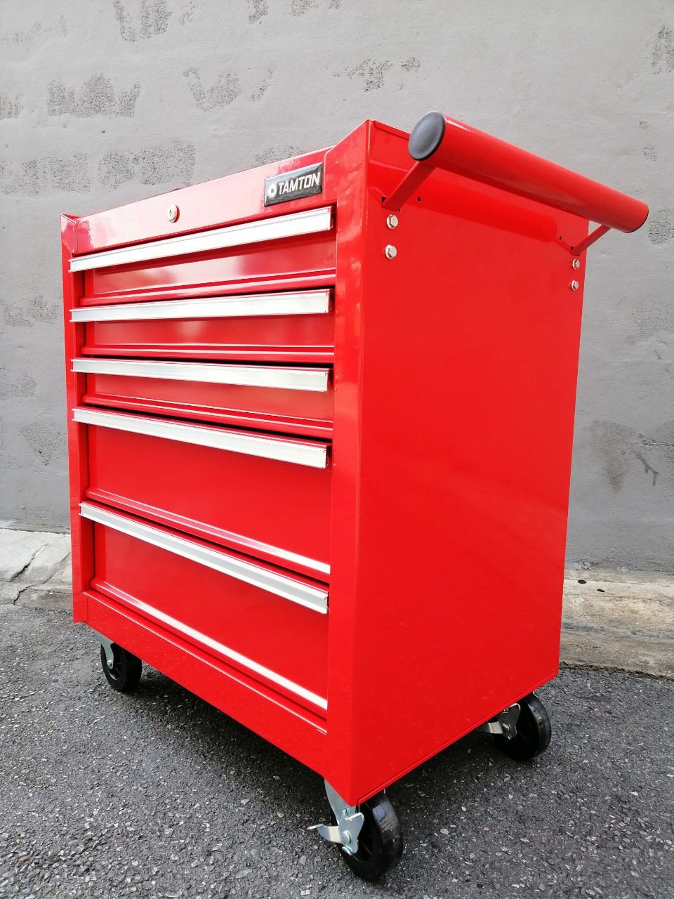 จำหน่าย - TAMTON รุ่น RC-05 ตู้เครื่องมือช่าง ตู้เก็บเครื่องมือ 5 ชั้น สีแดง ตู้ลิ้นชัก 5ชั้น ตู้เก็บเครื่องมือช่าง ตู้เก็บเครื่องมืออเนกประสงค์ (Roller Cabinet)