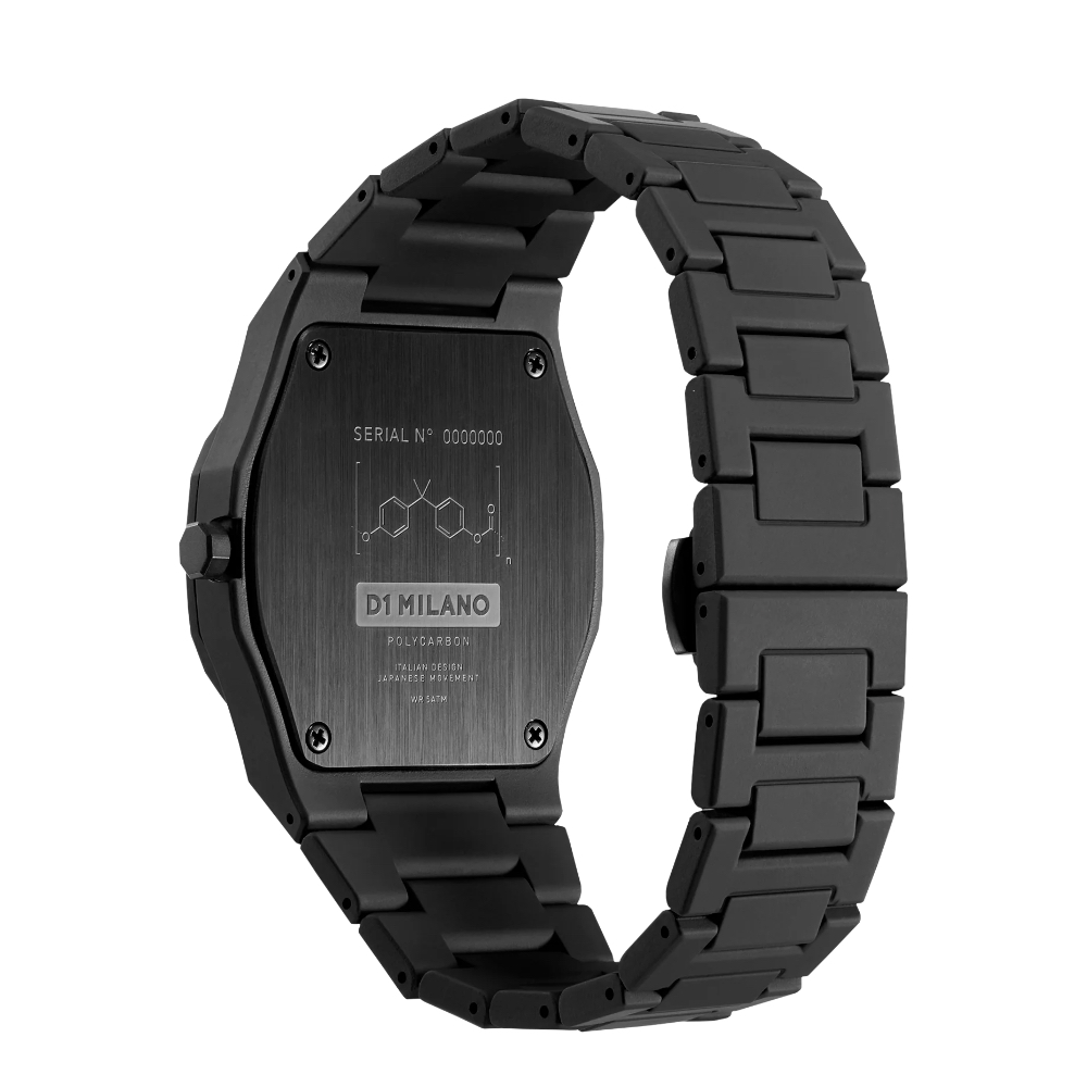 D1 Milano นาฬิกาข้อมือผู้ชาย รุ่น รุ่น ULTRA THIN POLYCARBON D1-PCBJ12 PBCJ30 PBCJ31 D1-PHBJ02 D1-PHBJ03 D1-PHBJ04 (หน้าปัด 40 mm)