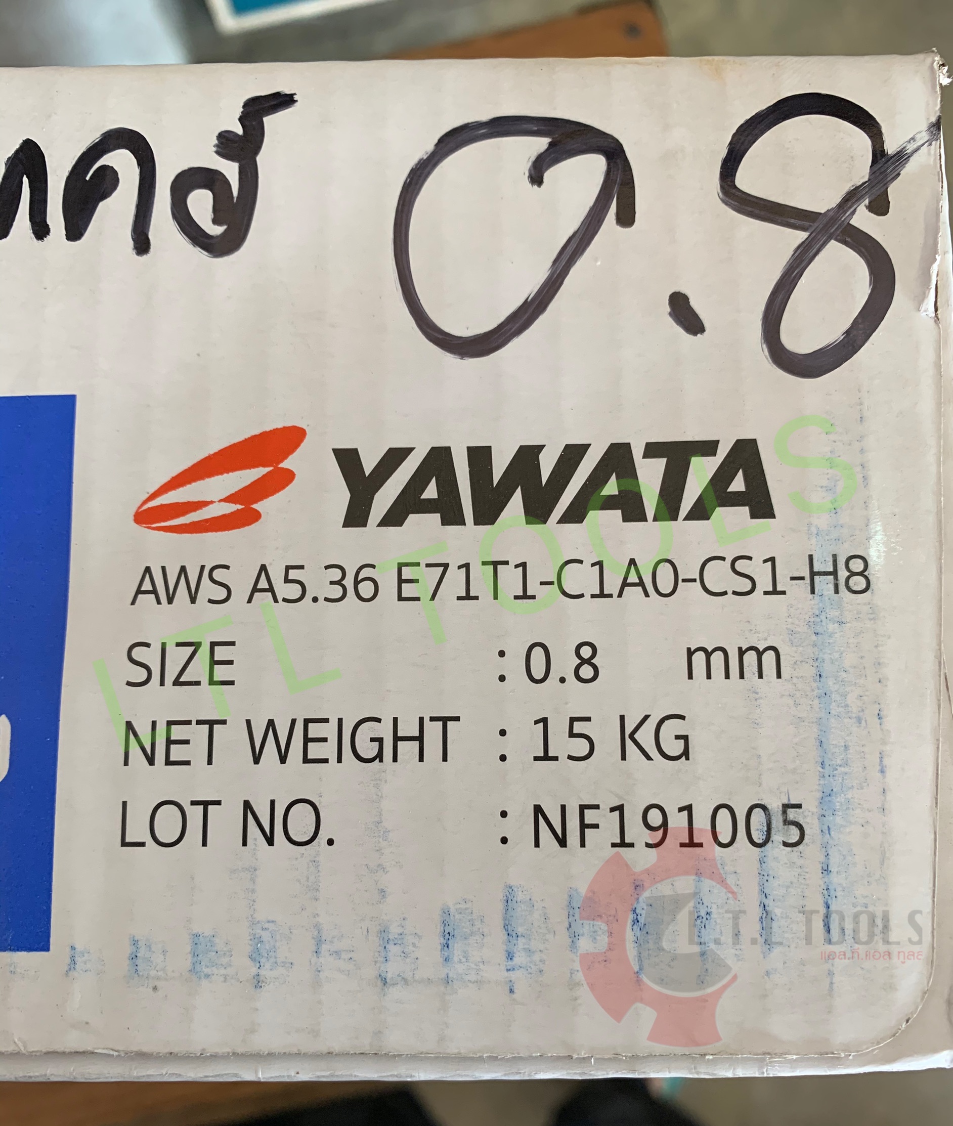 ลวดเชื่อม ฟลักคอร์ YWT 71T 15KG