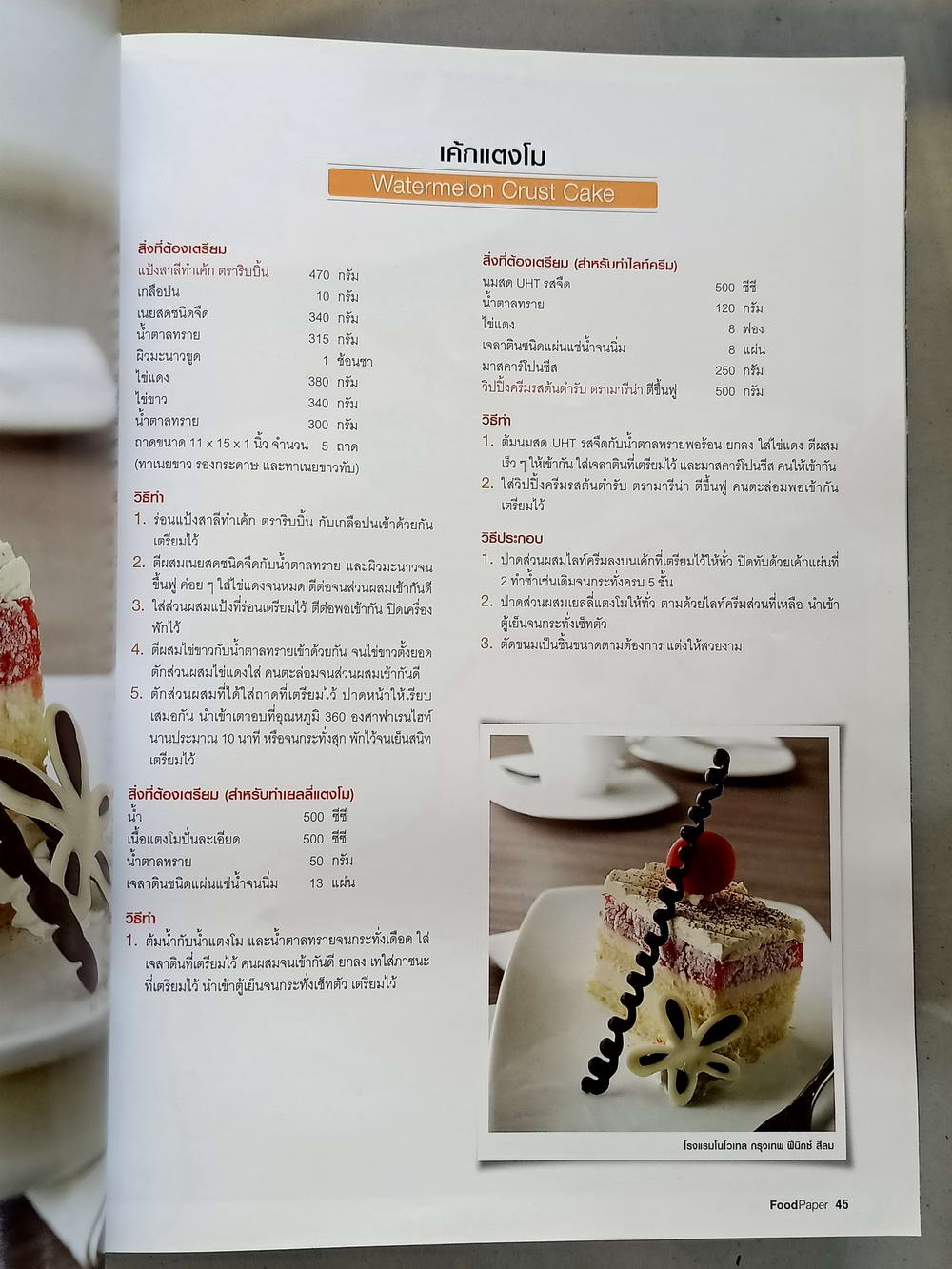 หนังสือมือสอง 073 food paper vol.84 may 2011 ความหนา 98 หน้า หนีงสือเล่มนี้ขายเเล้ว