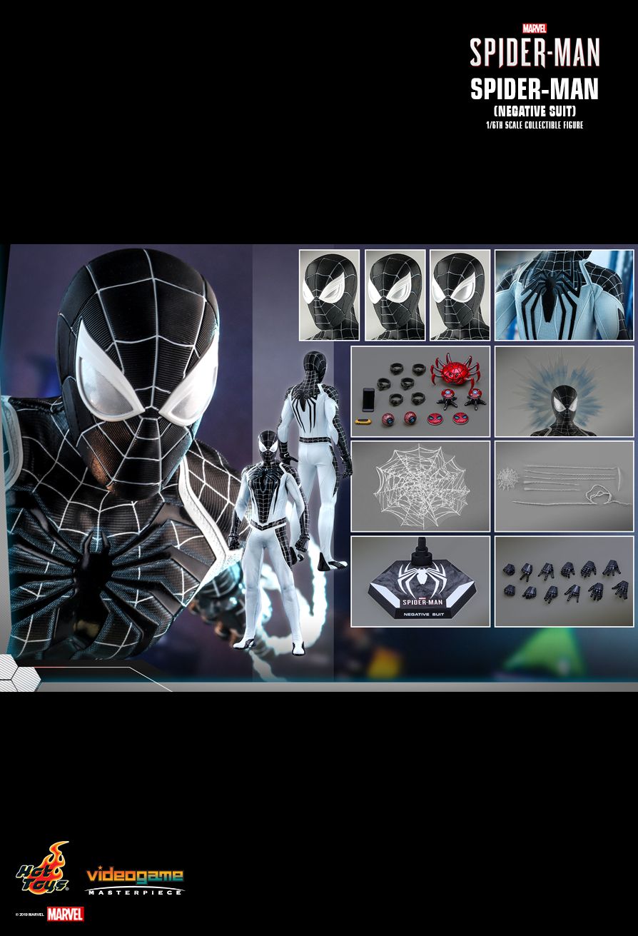 Hot Toys VGM36 MARVEL'S SPIDER-MAN - SPIDER-MAN (NEGATIVE SUIT)