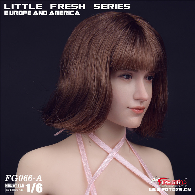 Fire Girl Toys FG066 1/6 European and American sweet women headsculpt