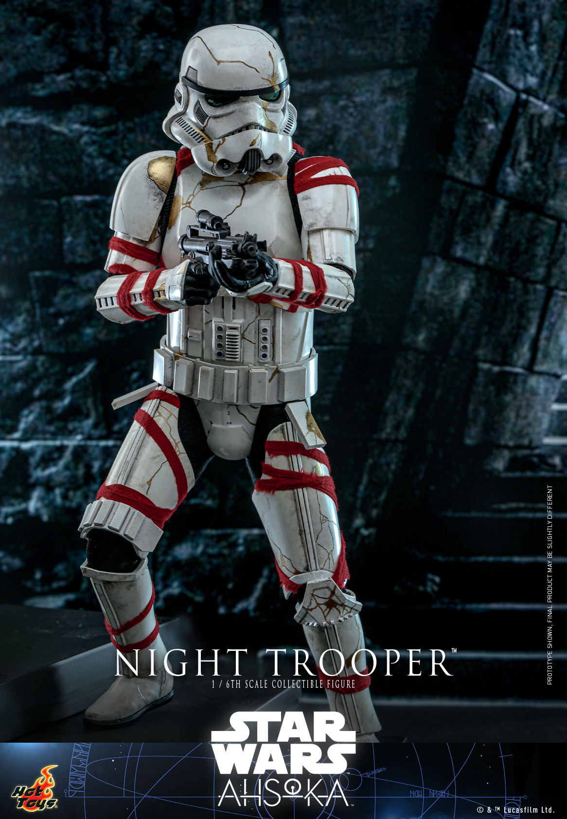 Hot Toys TMS121 1/6 Star Wars: Ahsoka™ - Night Trooper™